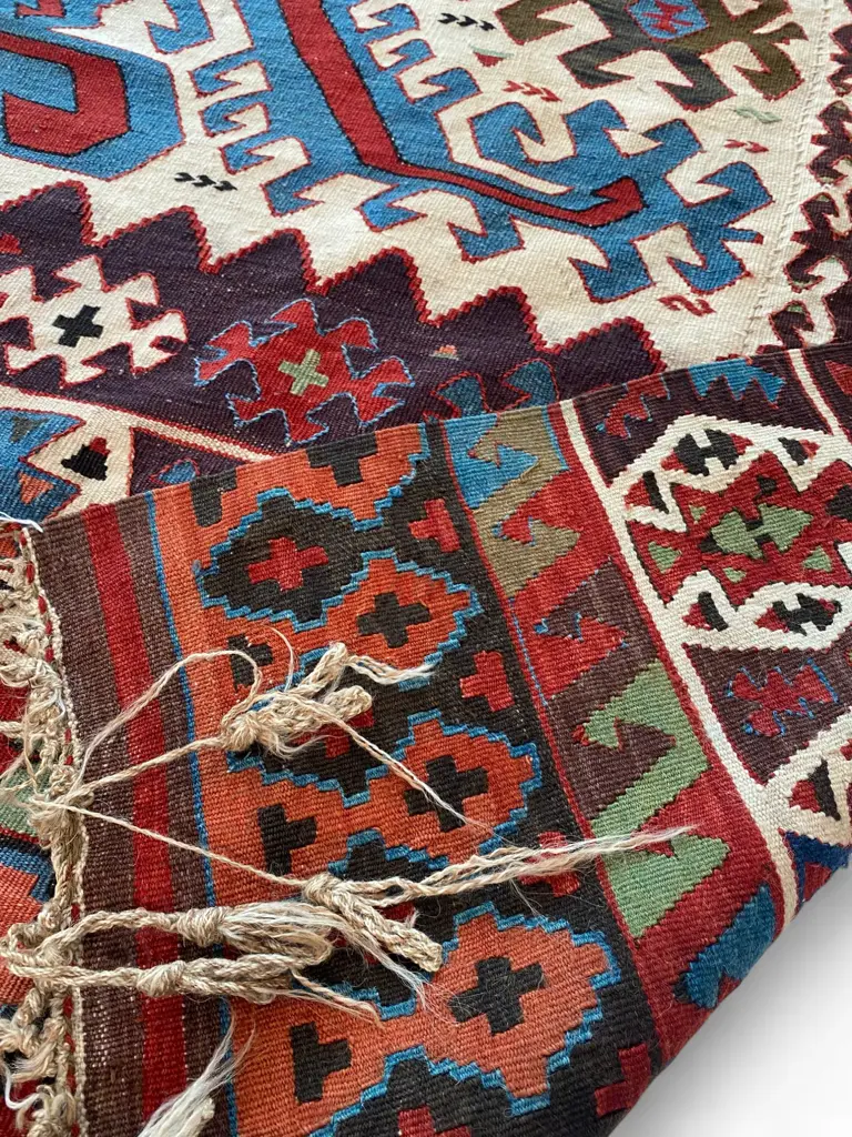 Anatolian Hotamis Turkmen tribal kilim carpet, Image 1++